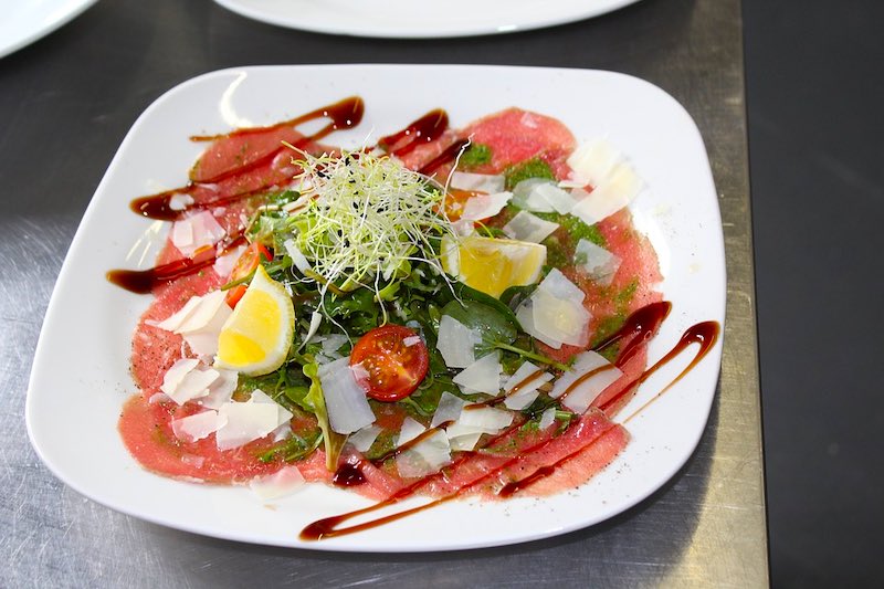 Carpaccio. It is among the most famous Italian food 