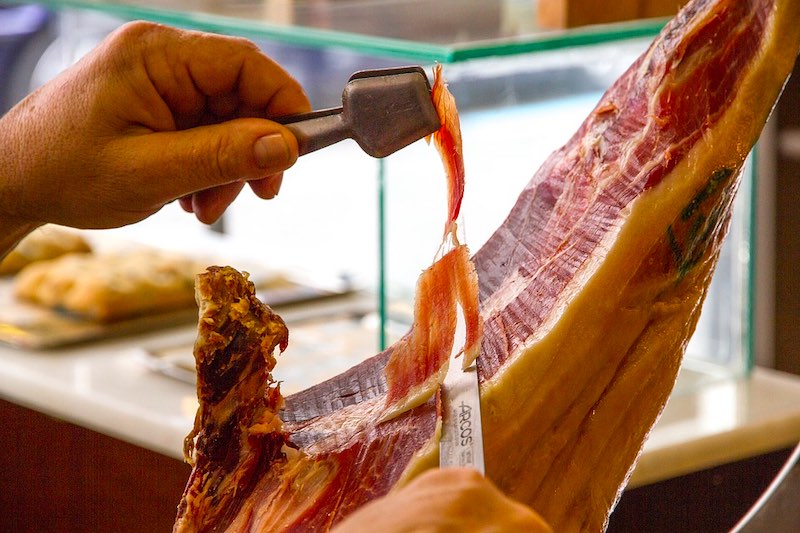 Italian prosciutto. It is among the best food in Italy.