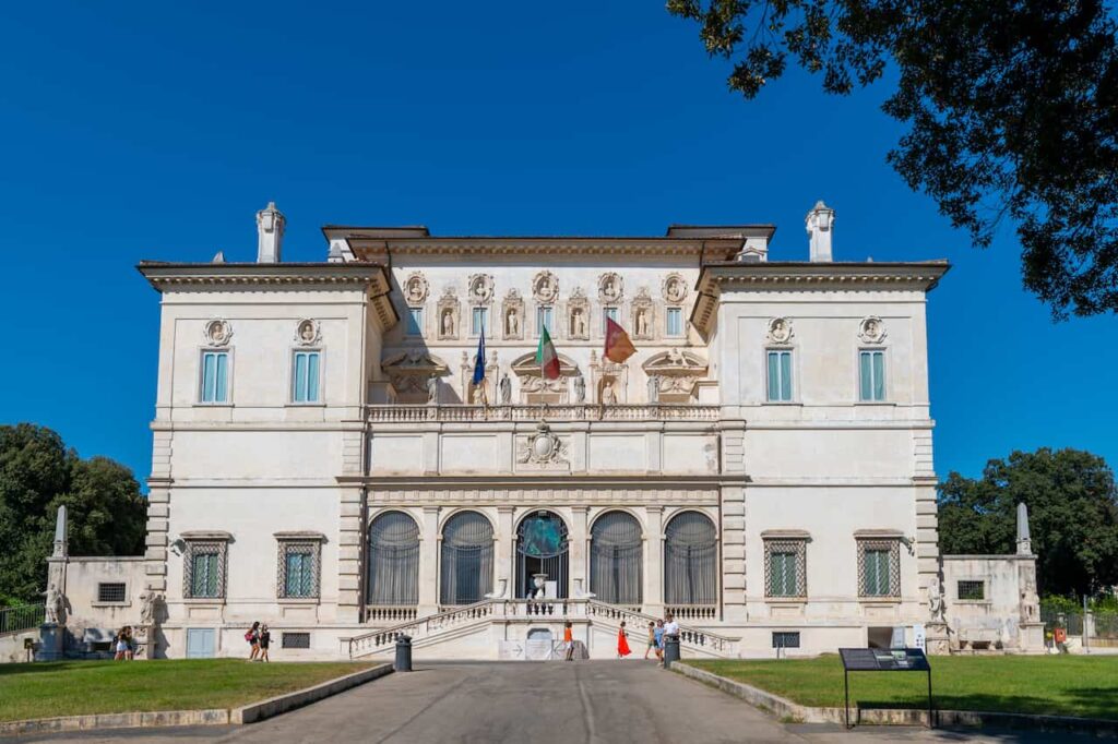 Villa Borghese in Rome. Touring its art is among the best things to do in Rome Italy. 