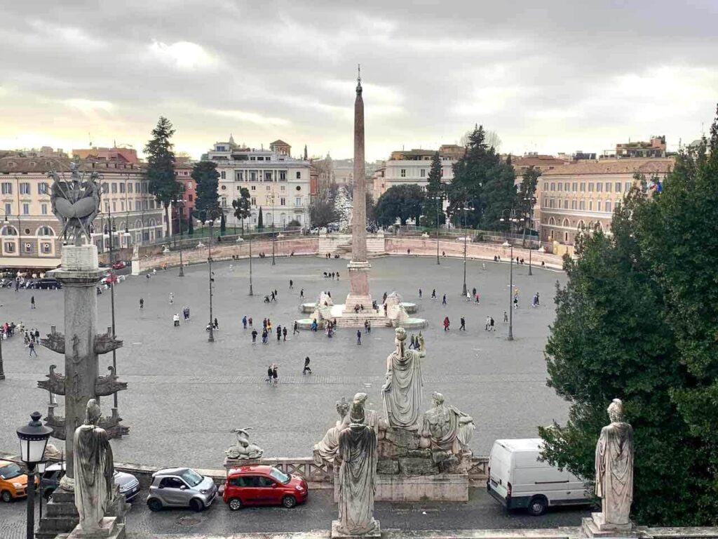 View of Rome from Pincio Terrace during Rome in two days