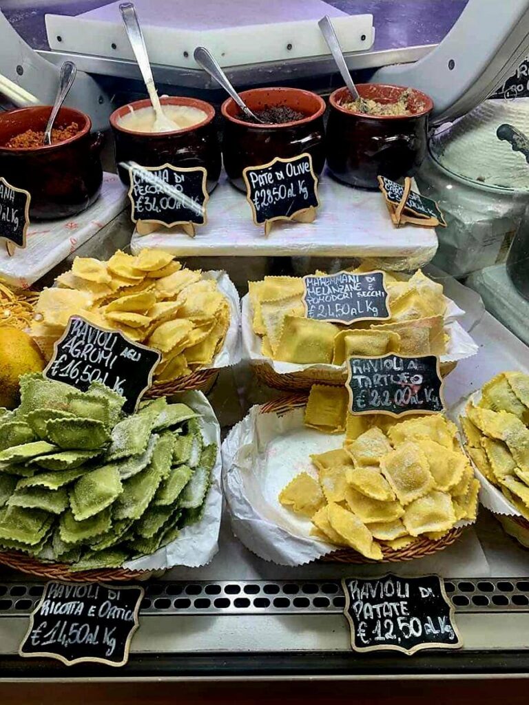 Food at Mercato di Sant’Ambrogio in Florence