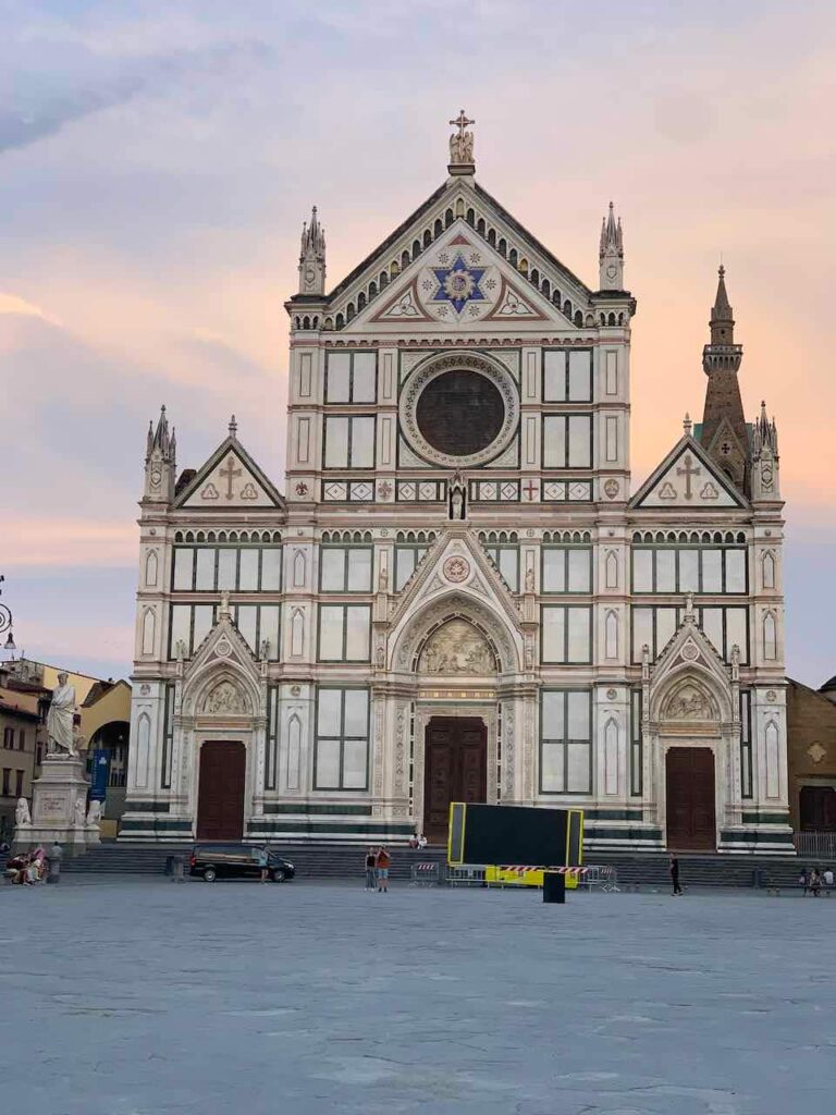 Santa Croce church, a must-visit in Florence