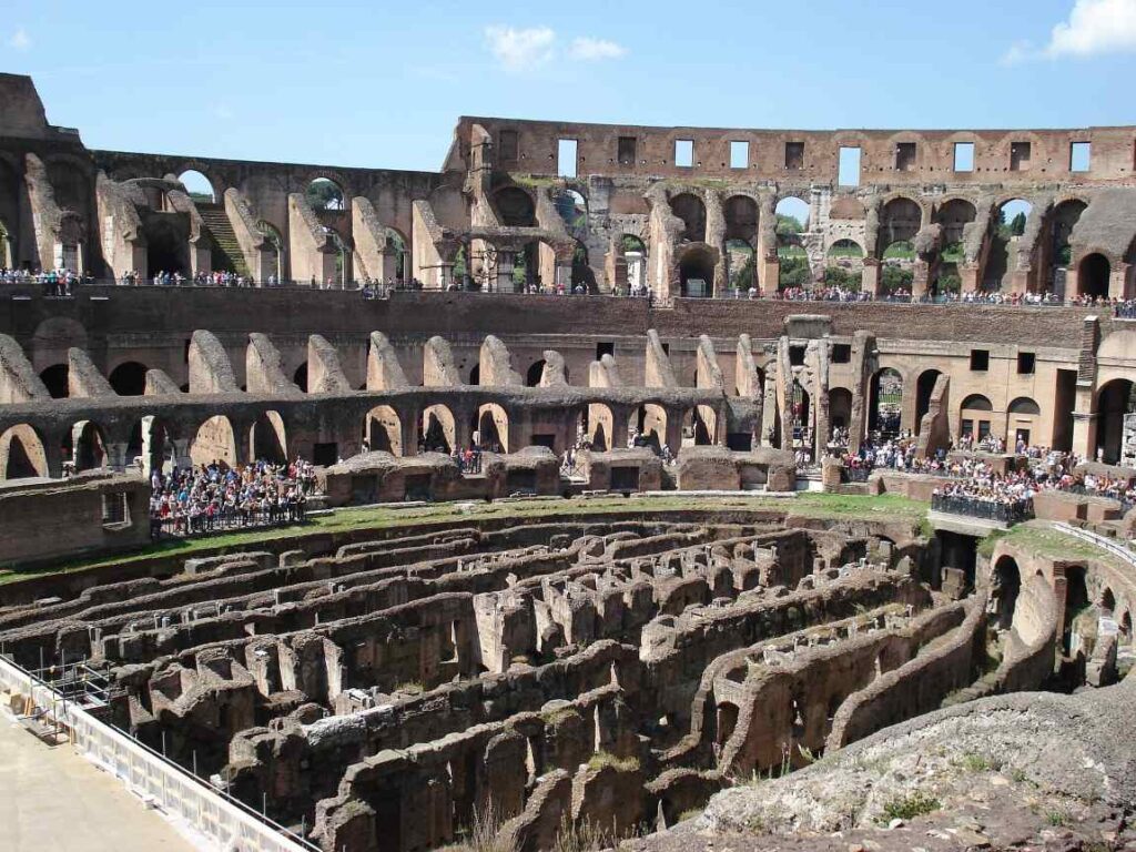Visiting the Colosseum in Rome