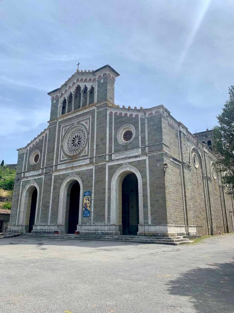 Visiting the The Basilica of Santa Margherita is among the best things to do in Cortona, Italy