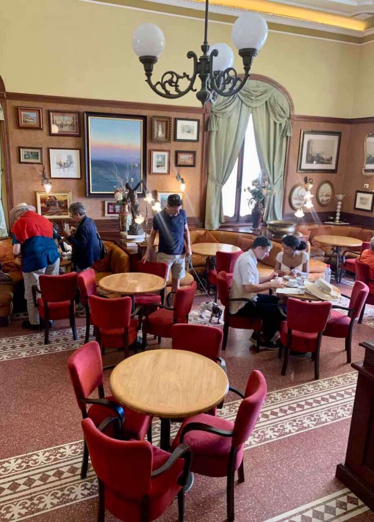 Interrior of Caffé Poliziano in Montepulciano