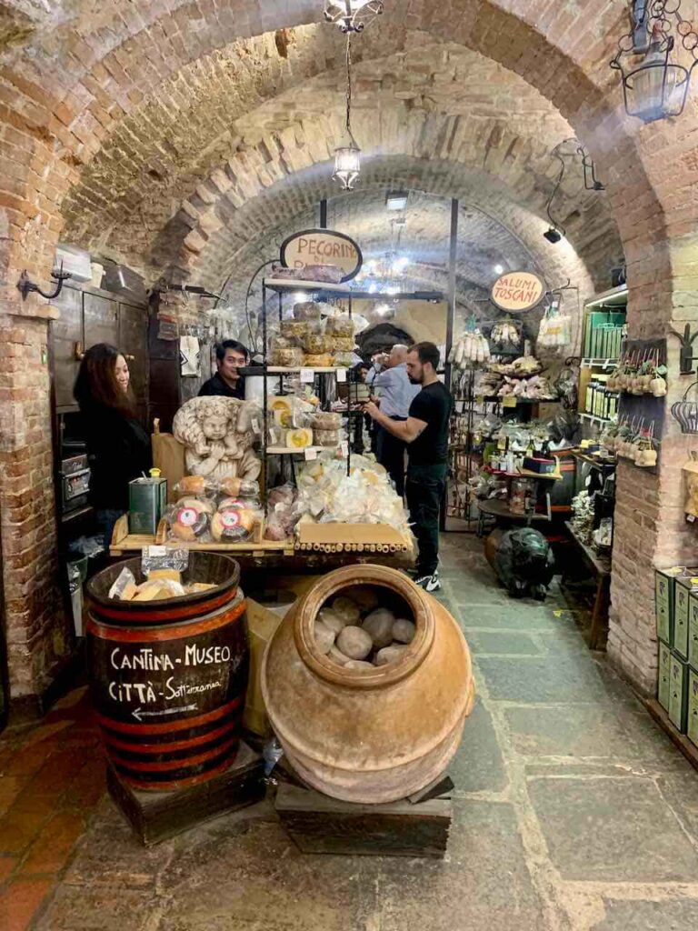 Ercolani Cellars - "Underground City" and Museum in Montepulciano Tuscany Italy 