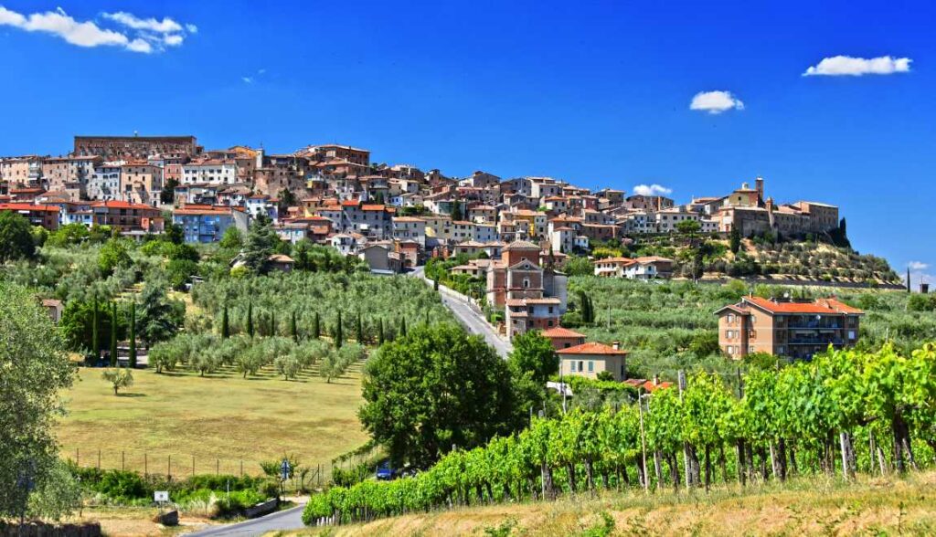 Chianciano Terme near Montepulciano Italy 