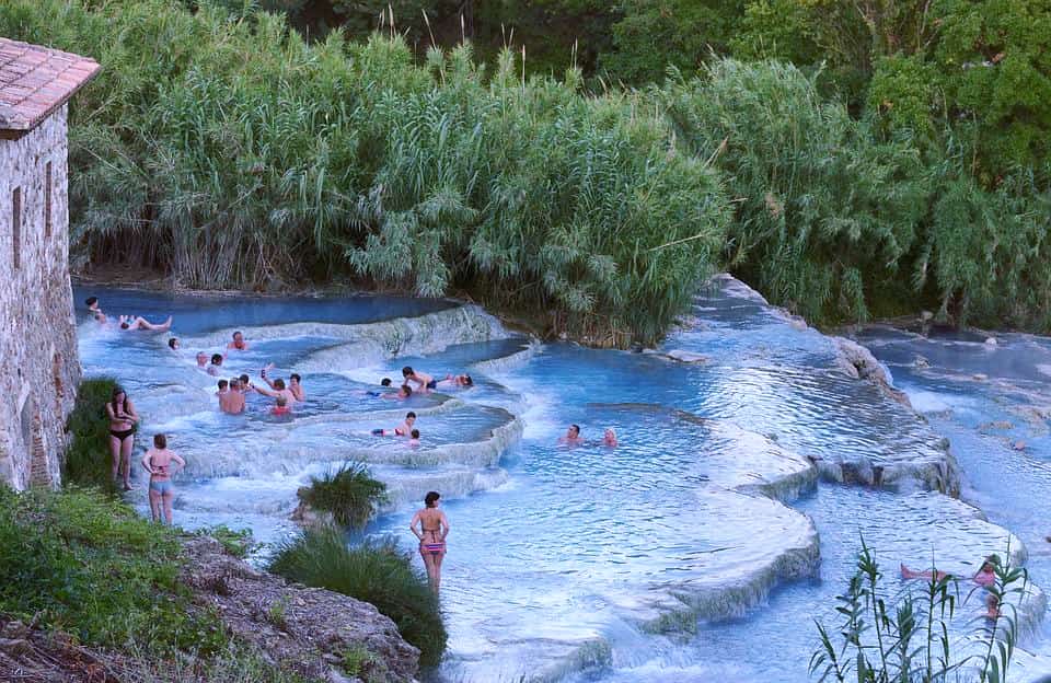 Cascate del Mulino - best places to see in Tuscany