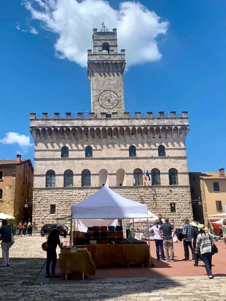 The Town Hall in Montepulciano Italy 