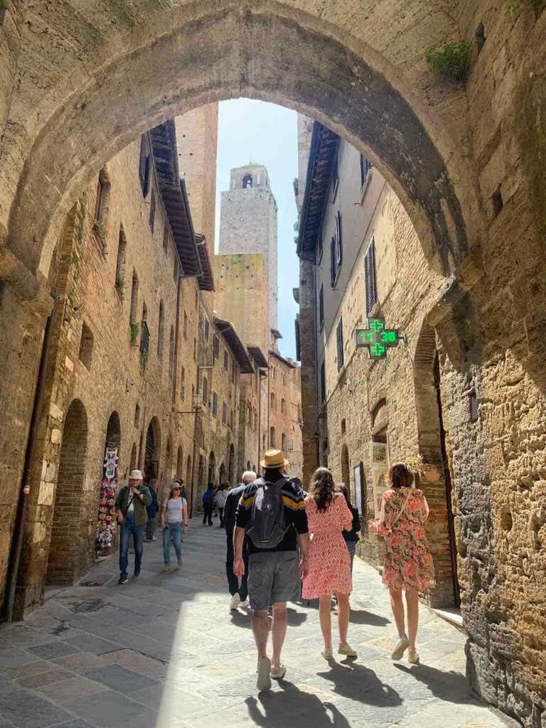 Via San Giovanni in San Gimignano Italy 