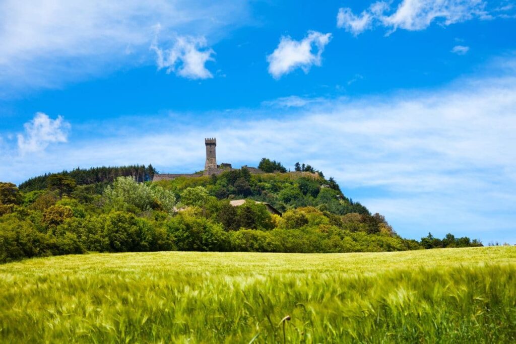 Radicofani in Val d Orcia Italy 