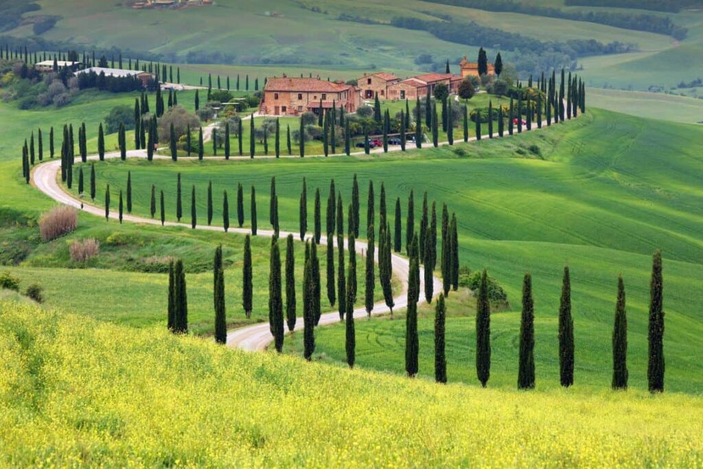 The Valley of Orcia in Tuscany Italy 