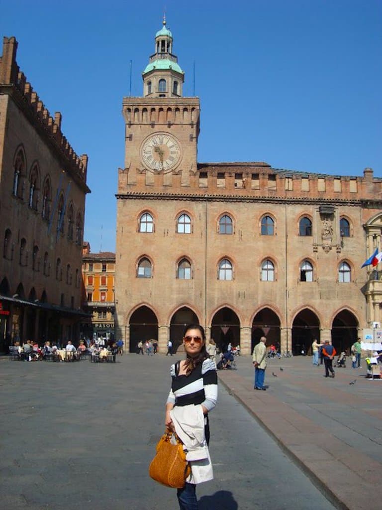 Milijana Gabrić, a travel writer in Bologna 