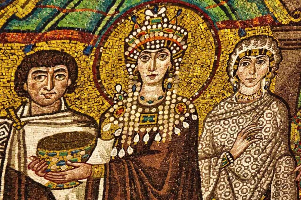 Mosaic in the Church of San Vitale in Ravenna