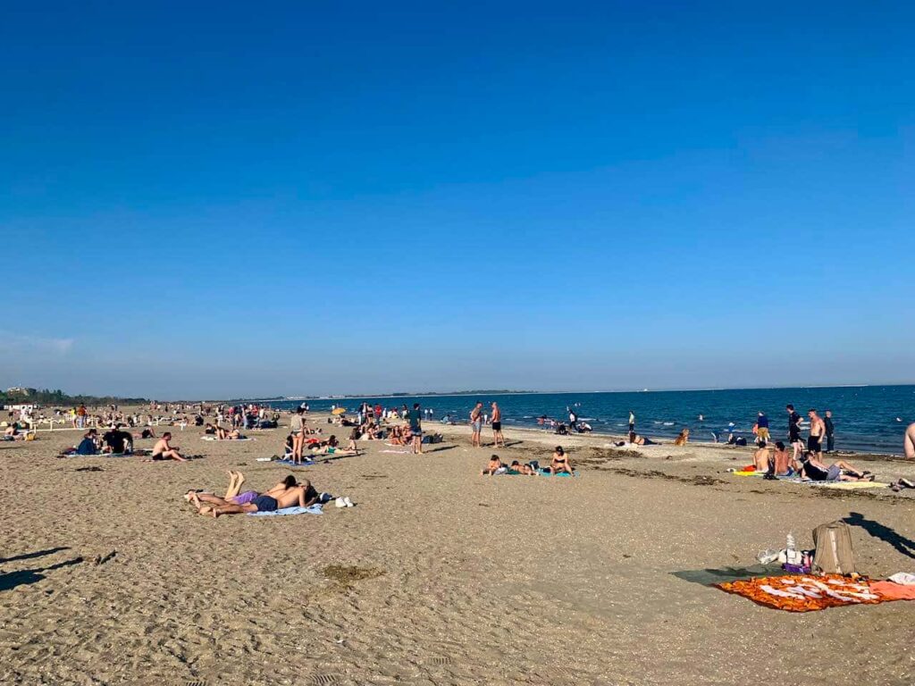 Lido island in the Venetian lagoon