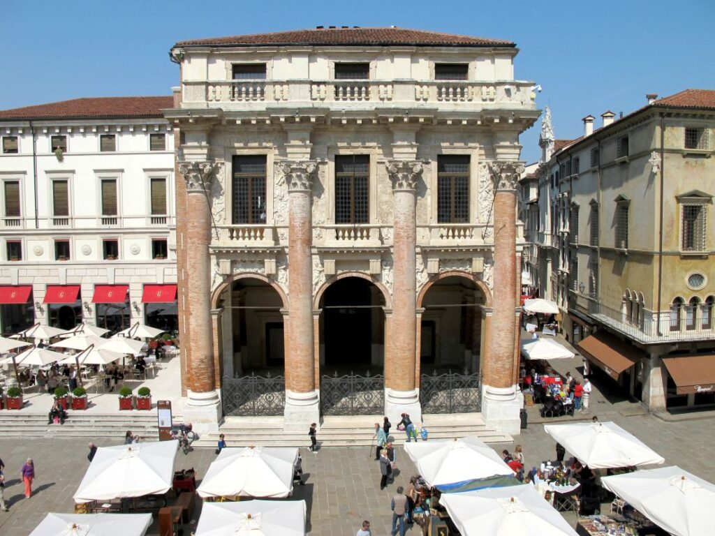 Andrea Palladio's Loggia del Capitaniato in Vicenza Italy 