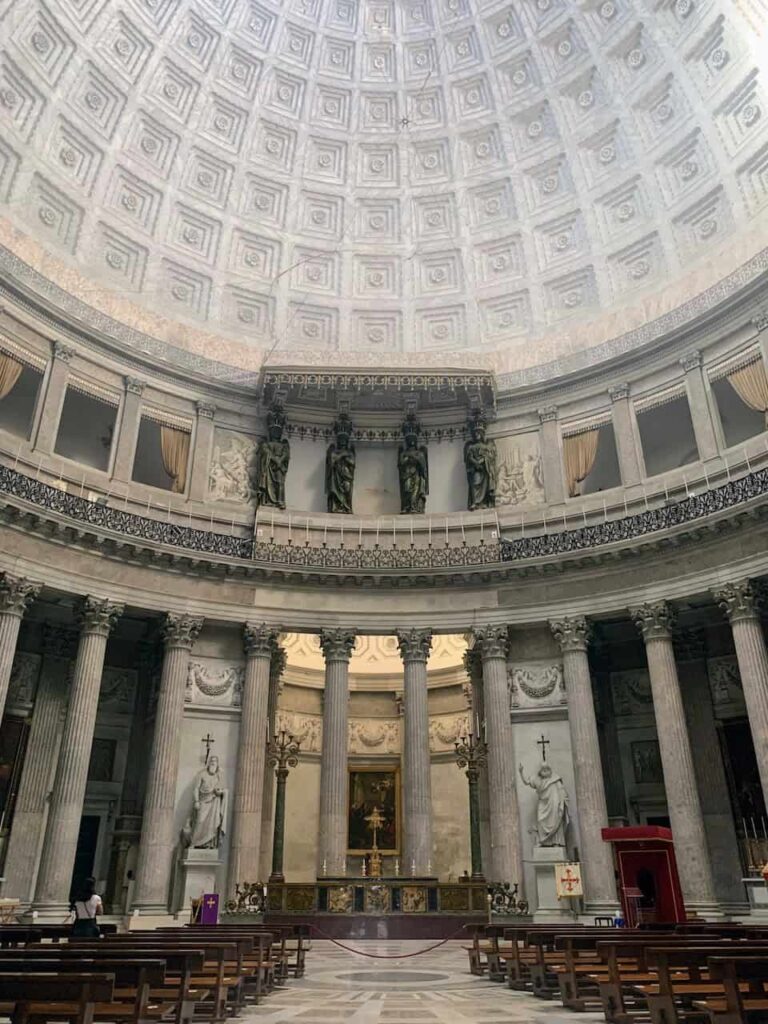 A Day in Naples is All It Takes to Get Obsessed With Italy's Wildest City — Follow This Itinerary Interior of the Royal Papal Basilica of San Francesco di Paola in Naples Italy
