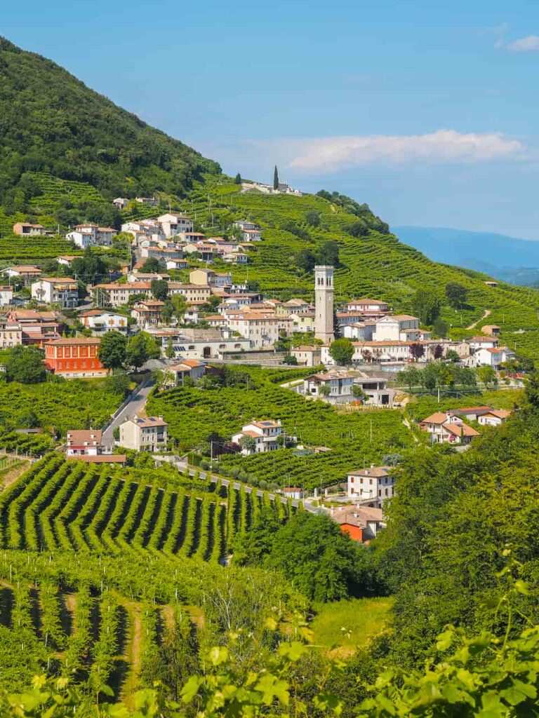 Prosecco Hills are only 1 hour from Venice by train 