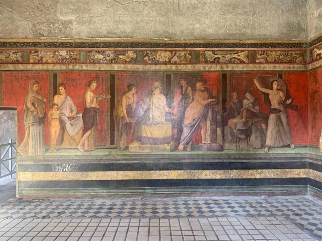 Villa of the Mysteries - visit Pompeii 