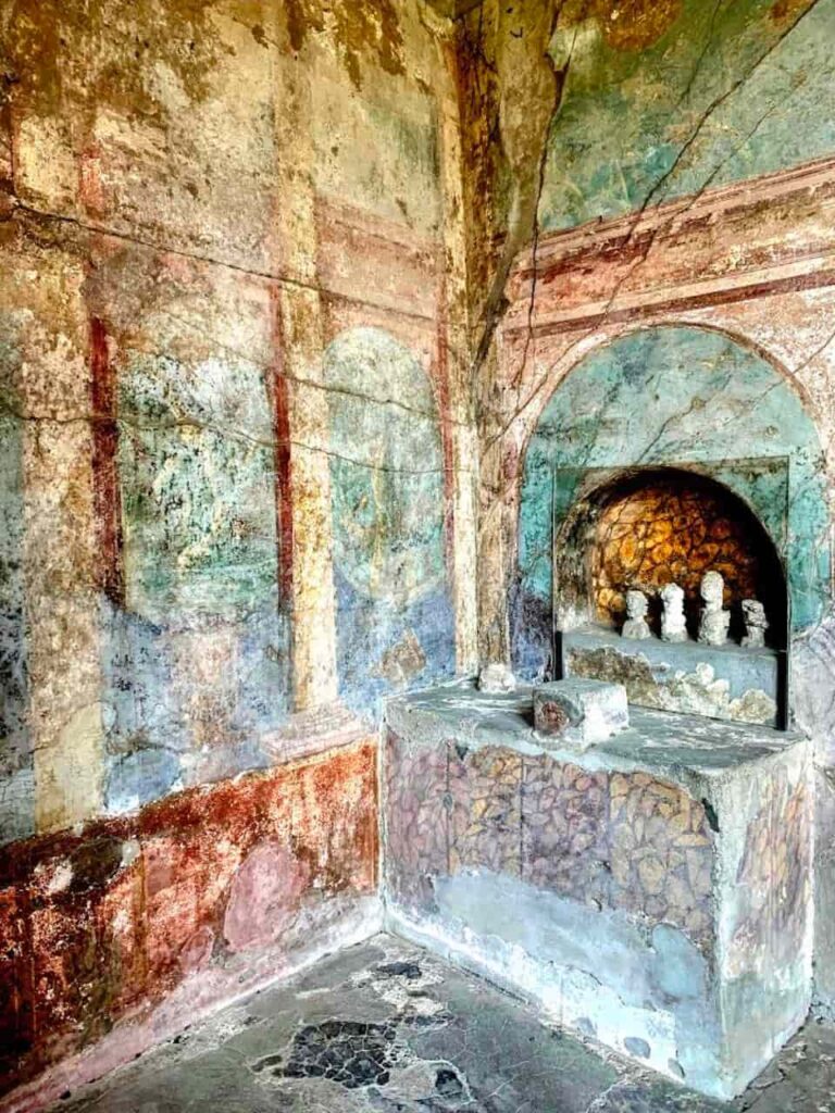 House of Menander during a visit to Pompeii, showing its preserved courtyard and Roman architecture