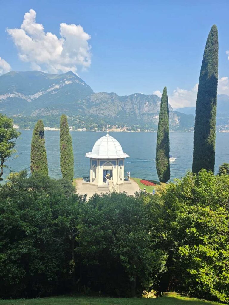 The Moorish Kiosk of Villa Melzi in Bellagio, Lake Como.
