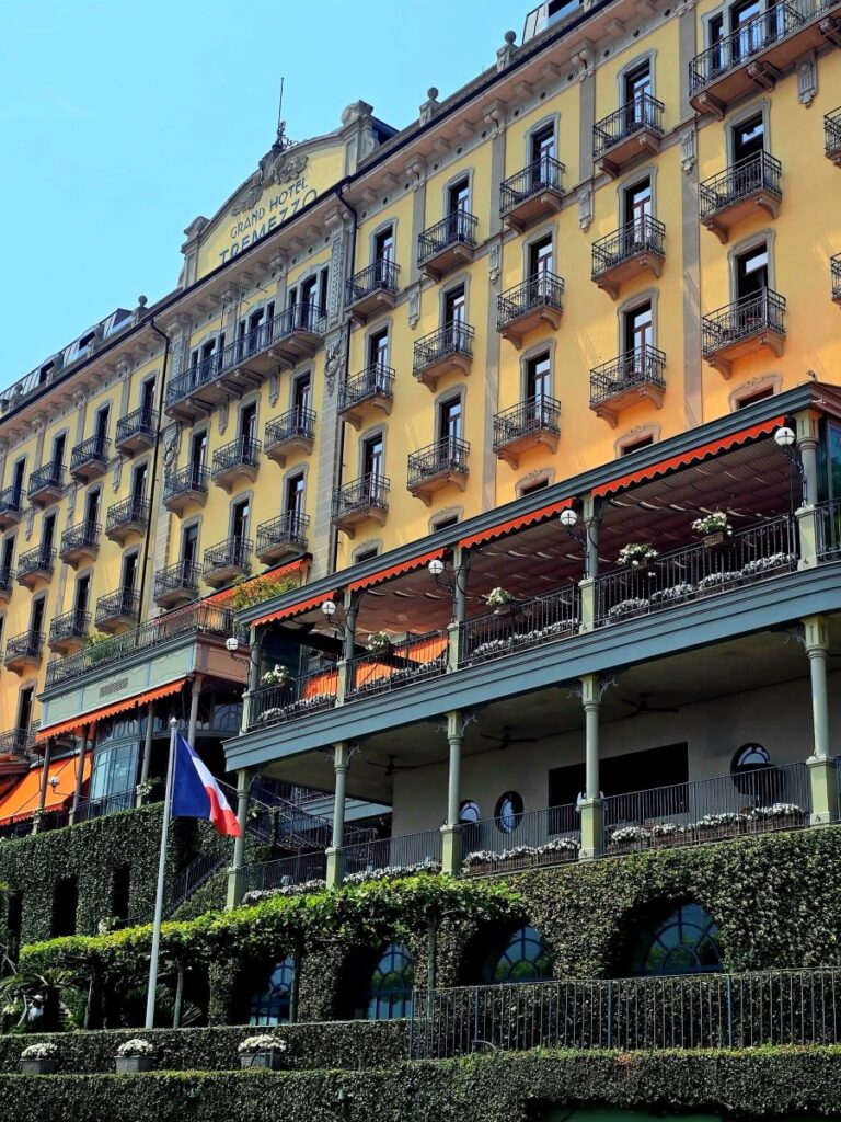 Grand Hotel Tremezzo on the shores of Lake Como