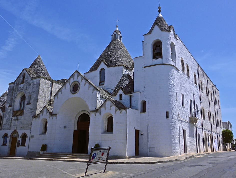 Church of Saint Anthony of Padua, a trullo-style church in Alberobello, Italy