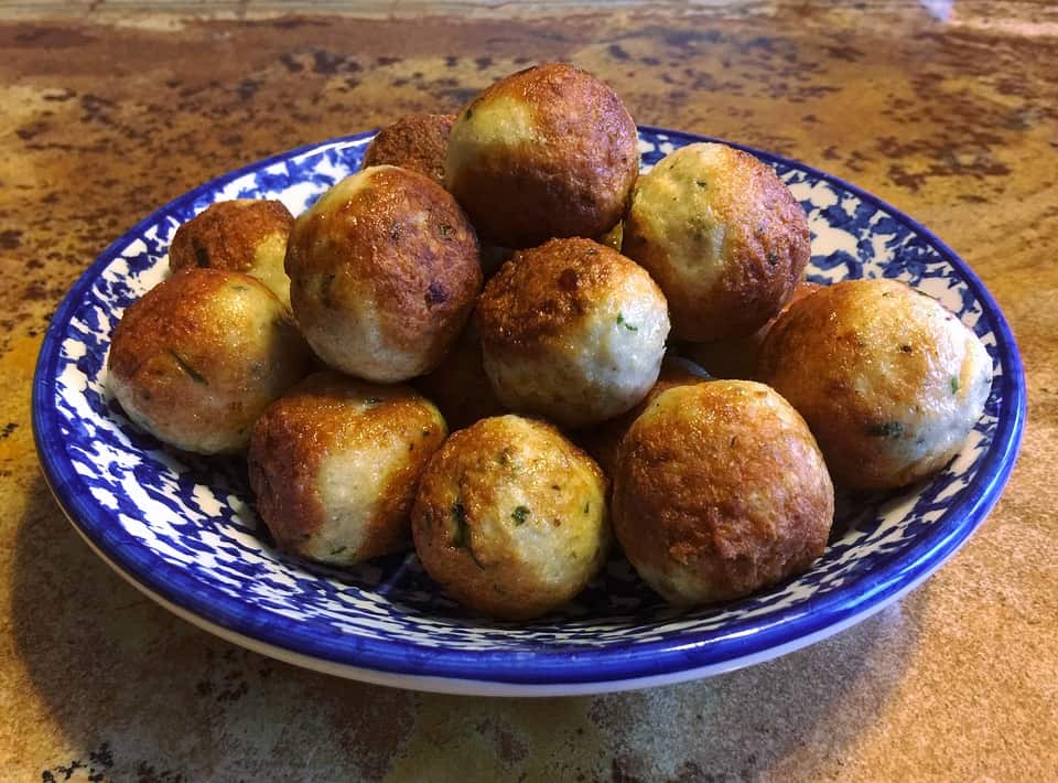 Food in Puglia: 23 Foods I Tried and Loved, From Cime di Rapa to Caffè Leccese Golden-brown Puglian polpette di pane bread balls with fresh herbs